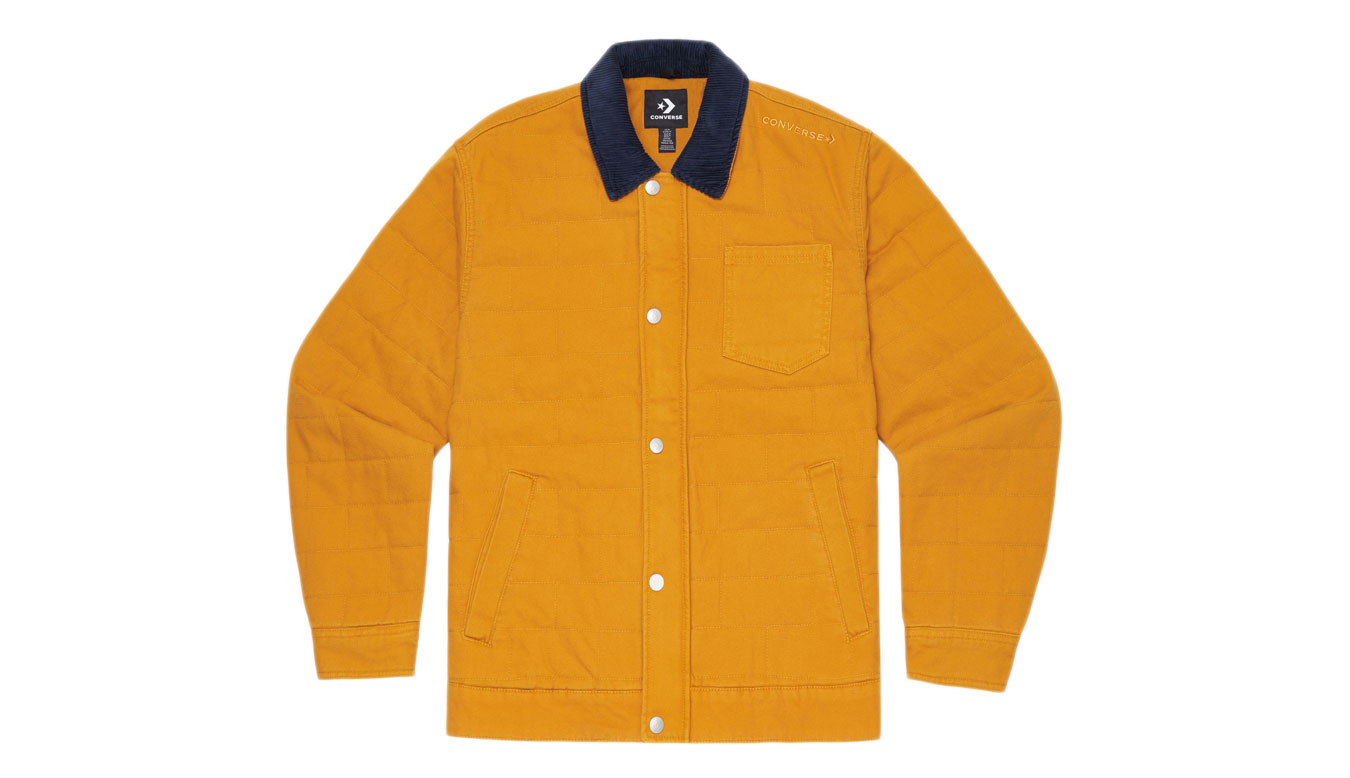 Converse Transitional Padded Layering Jacket - Men - Jacket Converse - Yellow - 10019460-A04 - Size: L